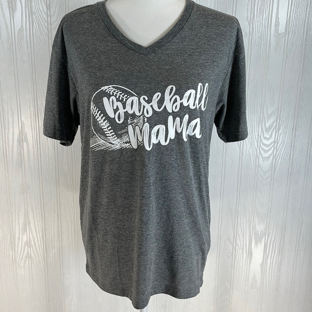 Jane Marie Baseball Mama Short Sleeve Tee Medium